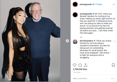 05-Ariana-Grande-Instagram-Post-Bernie-Sanders