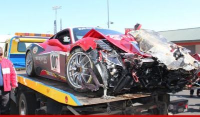 Robert-Herjavec-wrecked-Ferrari