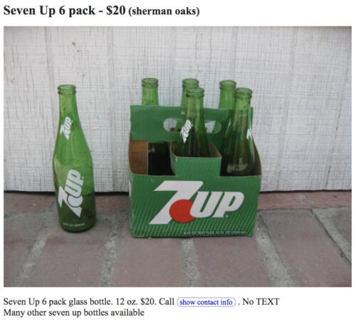 01 - Who The F Sells 7 up bottles