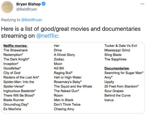 02 - Bryan's Movie List