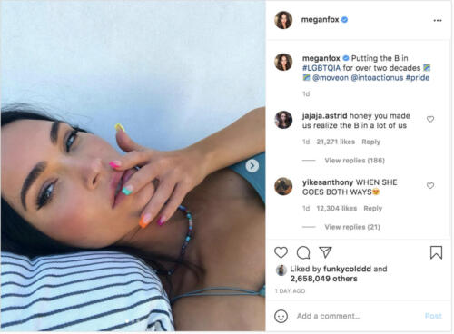 05 - Megan Fox Bi Insta Post