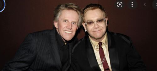 14 - Elton and Gary Busey